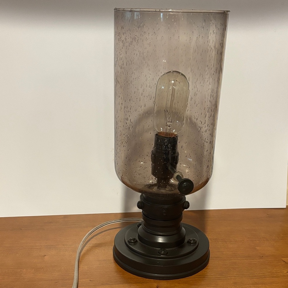 Kirklands Bronze Glass Lantern